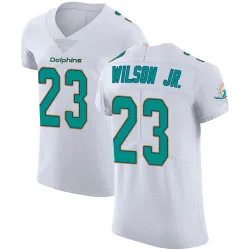 Men's Jeff Wilson Jr. Miami Dolphins No.23 Elite Vapor Untouchable Jersey - White