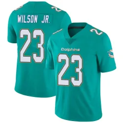 Men's Jeff Wilson Jr. Miami Dolphins No.23 Limited Team Color Vapor Untouchable Jersey - Aqua