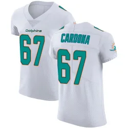 Men's Joe Cardona Miami Dolphins No.67 Elite Vapor Untouchable Jersey - White