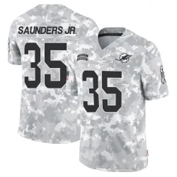 Men's John Saunders Jr. Miami Dolphins No.35 Limited 2024 Salute to Service Jersey - Arctic Camo