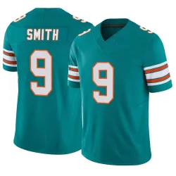 Men's Jonnu Smith Miami Dolphins No.9 Limited Alternate Vapor F.U.S.E. Jersey - Aqua