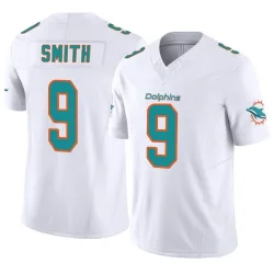 Men's Jonnu Smith Miami Dolphins No.9 Limited Vapor F.U.S.E. Jersey - White