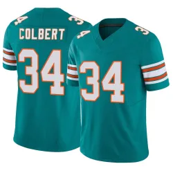 Men's Jordan Colbert Miami Dolphins No.34 Limited Alternate Vapor F.U.S.E. Jersey - Aqua