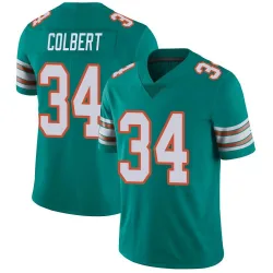 Men's Jordan Colbert Miami Dolphins No.34 Limited Alternate Vapor Untouchable Jersey - Aqua
