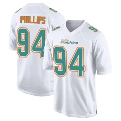 Men's Jordan Phillips Miami Dolphins No.94 Game Fashion Jersey - White