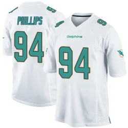 Men's Jordan Phillips Miami Dolphins No.94 Game Jersey - White