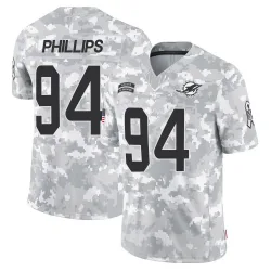 Men's Jordan Phillips Miami Dolphins No.94 Limited 2024 Salute to Service Jersey - Arctic Camo
