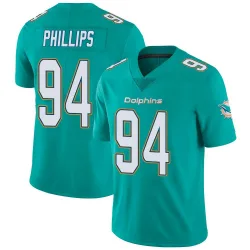 Men's Jordan Phillips Miami Dolphins No.94 Limited Team Color Vapor Untouchable Jersey - Aqua