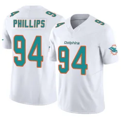 Men's Jordan Phillips Miami Dolphins No.94 Limited Vapor F.U.S.E. Jersey - White