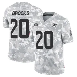 Men's Jordyn Brooks Miami Dolphins No.20 Limited 2024 Salute to Service Jersey - Arctic Camo