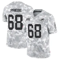 Men's Josh Priebe Miami Dolphins No.68 Limited 2024 Salute to Service Jersey - Arctic Camo