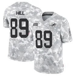 Men's Julian Hill Miami Dolphins No.89 Limited 2024 Salute to Service Jersey - Arctic Camo
