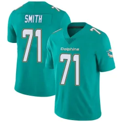 Men's Kion Smith Miami Dolphins No.71 Limited Team Color Vapor Untouchable Jersey - Aqua