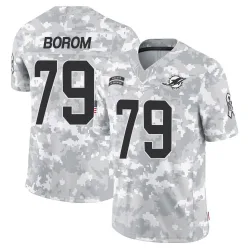 Men's Larry Borom Miami Dolphins No.79 Limited 2024 Salute to Service Jersey - Arctic Camo
