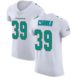 Men's Larry Csonka Miami Dolphins No.39 Elite Vapor Untouchable Jersey - White