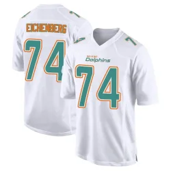 Men's Liam Eichenberg Miami Dolphins No.74 Game Fashion Jersey - White