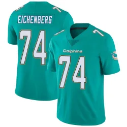 Men's Liam Eichenberg Miami Dolphins No.74 Limited Team Color Vapor Untouchable Jersey - Aqua