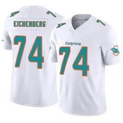 Men's Liam Eichenberg Miami Dolphins No.74 Limited Vapor F.U.S.E. Jersey - White