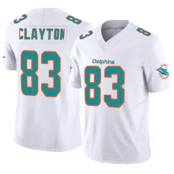 Men's Mark Clayton Miami Dolphins No.83 Limited Vapor F.U.S.E. Jersey - White