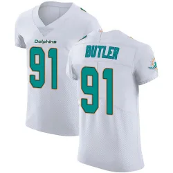 Men's Matthew Butler Miami Dolphins No.91 Elite Vapor Untouchable Jersey - White
