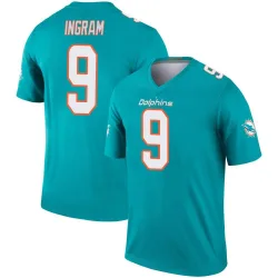 Men's Melvin Ingram Miami Dolphins No.9 Legend Jersey - Aqua