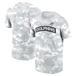 Men's Miami Dolphins No. 2024 Salute To Service Performance T-Shirt - Arctic Camo
