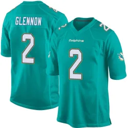 Men's Mike Glennon Miami Dolphins No.2 Game Team Color Jersey - Aqua