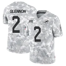 Men's Mike Glennon Miami Dolphins No.2 Limited 2024 Salute to Service Jersey - Arctic Camo