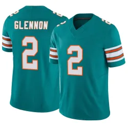 Men's Mike Glennon Miami Dolphins No.2 Limited Alternate Vapor F.U.S.E. Jersey - Aqua