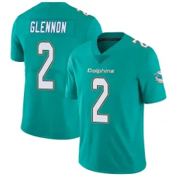 Men's Mike Glennon Miami Dolphins No.2 Limited Team Color Vapor Untouchable Jersey - Aqua