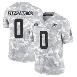 Men's Minkah Fitzpatrick Miami Dolphins No.0 Limited 2024 Salute to Service Jersey - Arctic Camo
