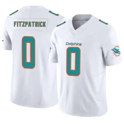 Men's Minkah Fitzpatrick Miami Dolphins No.0 Limited Vapor F.U.S.E. Jersey - White