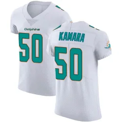 Men's Mohamed Kamara Miami Dolphins No.50 Elite Vapor Untouchable Jersey - White