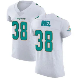 Men's Nate Noel Miami Dolphins No.38 Elite Vapor Untouchable Jersey - White