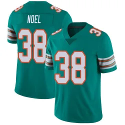 Men's Nate Noel Miami Dolphins No.38 Limited Alternate Vapor Untouchable Jersey - Aqua