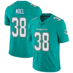 Men's Nate Noel Miami Dolphins No.38 Limited Team Color Vapor Untouchable Jersey - Aqua
