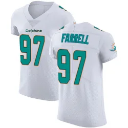 Men's Neil Farrell Miami Dolphins No.97 Elite Vapor Untouchable Jersey - White