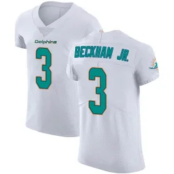 Men's Odell Beckham Jr. Miami Dolphins No.3 Elite Vapor Untouchable Jersey - White