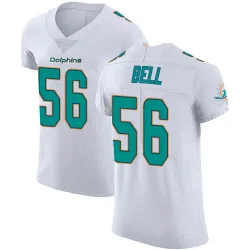 Men's Quinton Bell Miami Dolphins No.56 Elite Vapor Untouchable Jersey - White