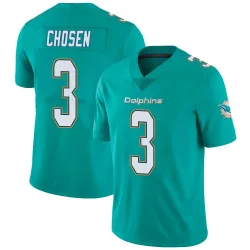 Men's Robbie Chosen Miami Dolphins No.3 Limited Team Color Vapor Untouchable Jersey - Aqua
