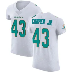 Men's Ryan Cooper Jr. Miami Dolphins No.43 Elite Vapor Untouchable Jersey - White