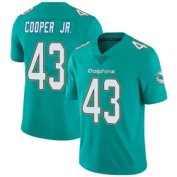 Men's Ryan Cooper Jr. Miami Dolphins No.43 Limited Team Color Vapor Untouchable Jersey - Aqua