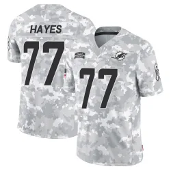 Men's Ryan Hayes Miami Dolphins No.77 Limited 2024 Salute to Service Jersey - Arctic Camo