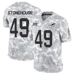 Men's Ryan Stonehouse Miami Dolphins No.49 Limited 2024 Salute to Service Jersey - Arctic Camo