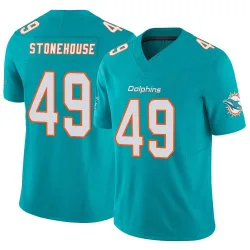 Men's Ryan Stonehouse Miami Dolphins No.49 Limited Vapor F.U.S.E. Jersey - Aqua