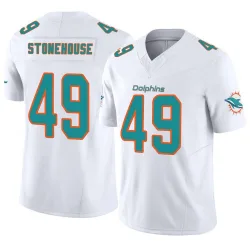 Men's Ryan Stonehouse Miami Dolphins No.49 Limited Vapor F.U.S.E. Jersey - White