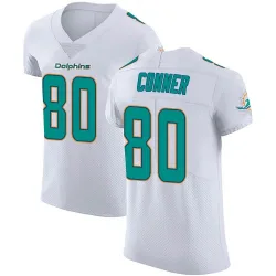 Men's Tanner Conner Miami Dolphins No.80 Elite Vapor Untouchable Jersey - White