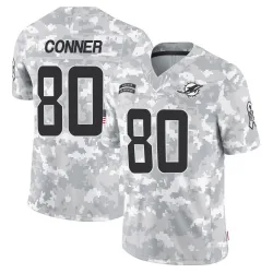 Men's Tanner Conner Miami Dolphins No.80 Limited 2024 Salute to Service Jersey - Arctic Camo