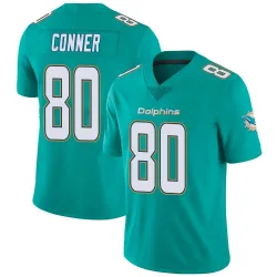 Men's Tanner Conner Miami Dolphins No.80 Limited Team Color Vapor Untouchable Jersey - Aqua