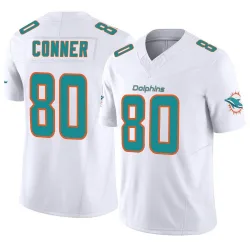Men's Tanner Conner Miami Dolphins No.80 Limited Vapor F.U.S.E. Jersey - White